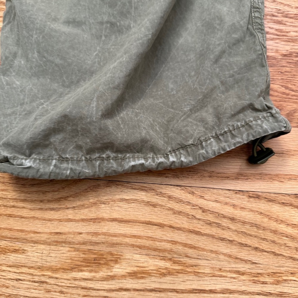 Women's Olive Green Cargo Pants - Casual Utility Style - Picture 10 of 15